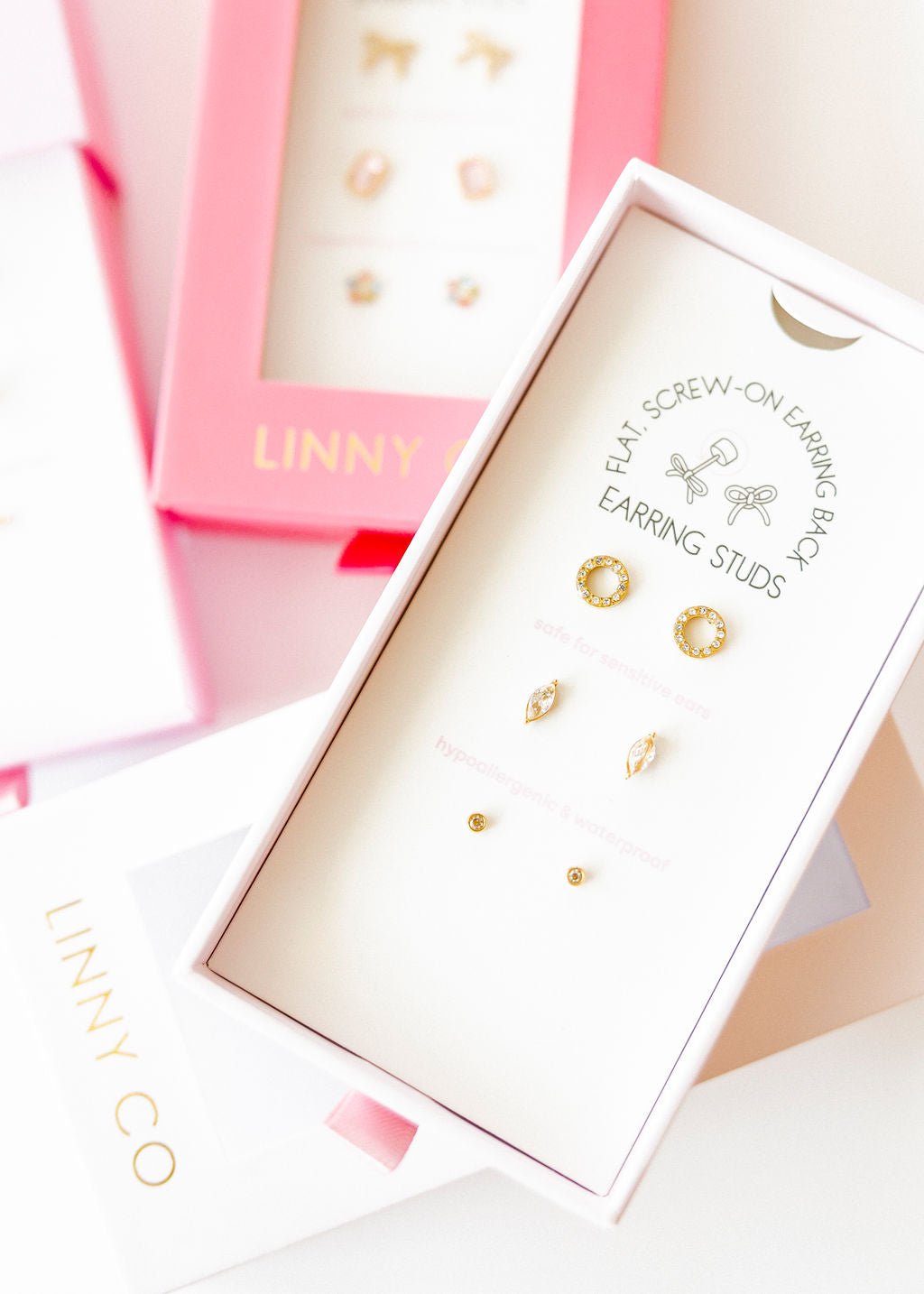 Screwback Stud Gift Set - The Signature Set - LINNY CO WholesaleStuds