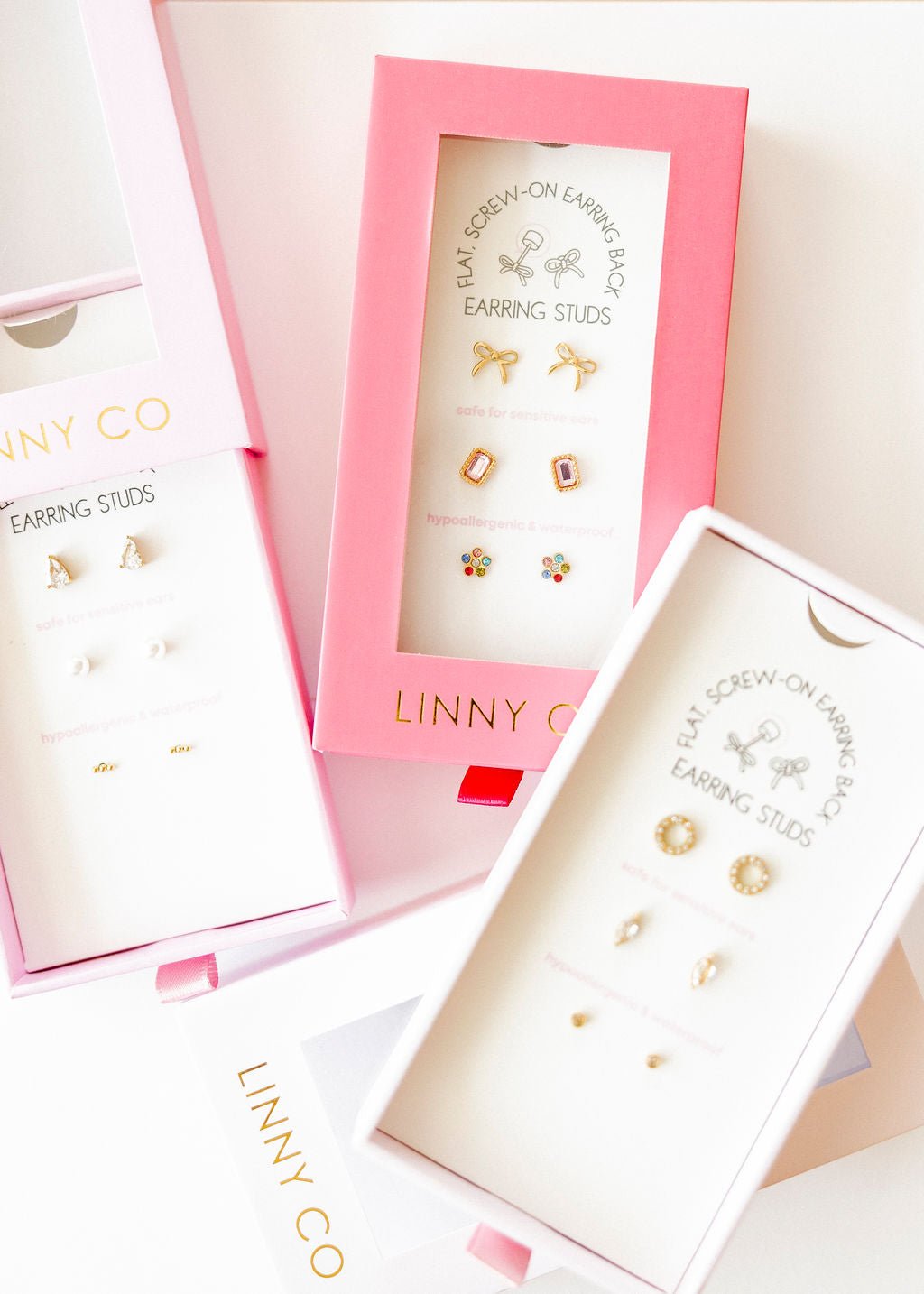 Screwback Stud Gift Set - The Signature Set - LINNY CO WholesaleStuds