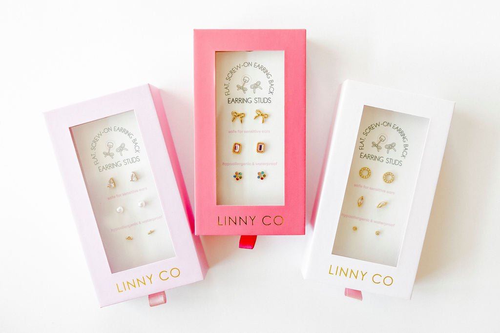 Screwback Stud Gift Set - The Signature Set - LINNY CO WholesaleStuds