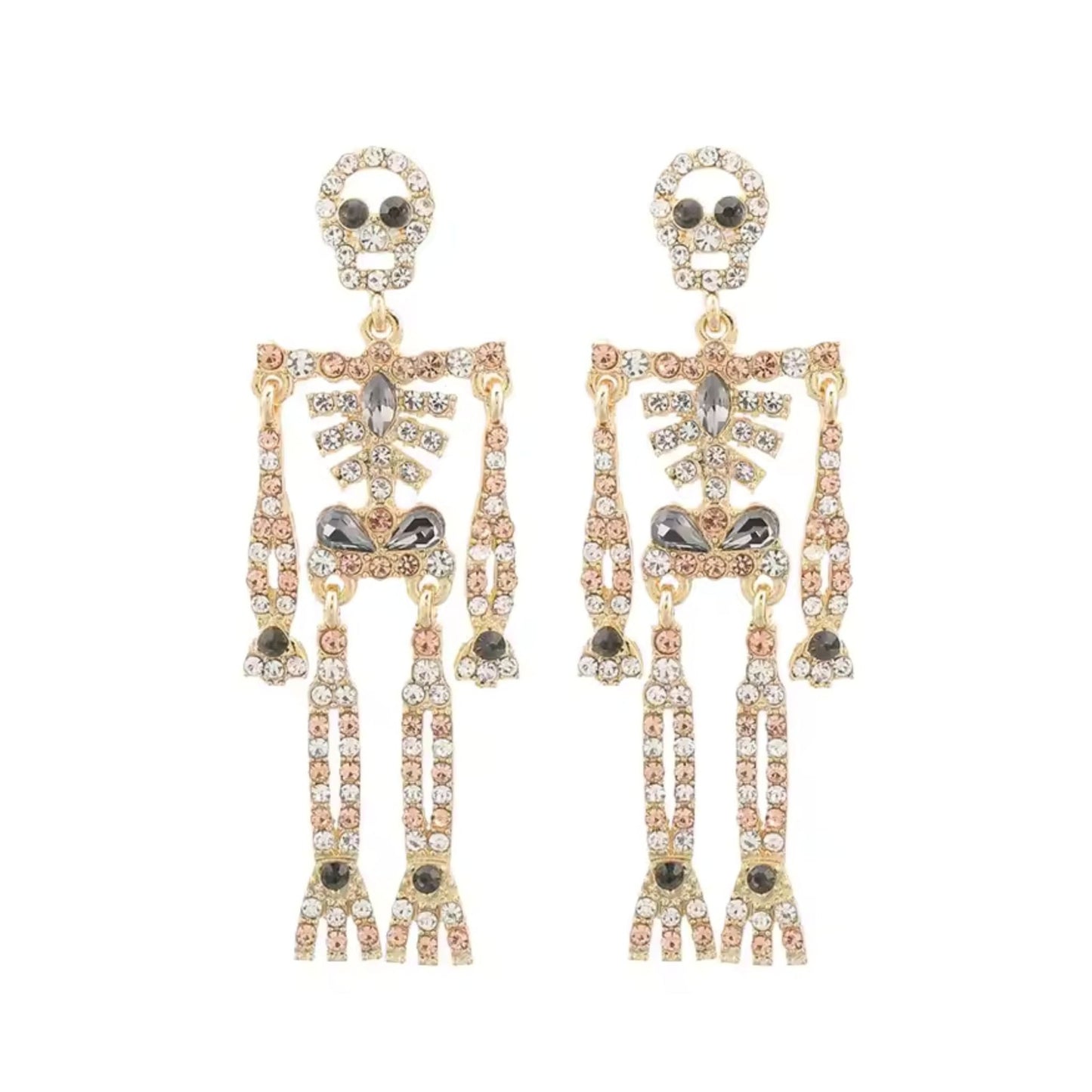 Skeleton Statement Earrings - LINNY CO WholesaleMetals