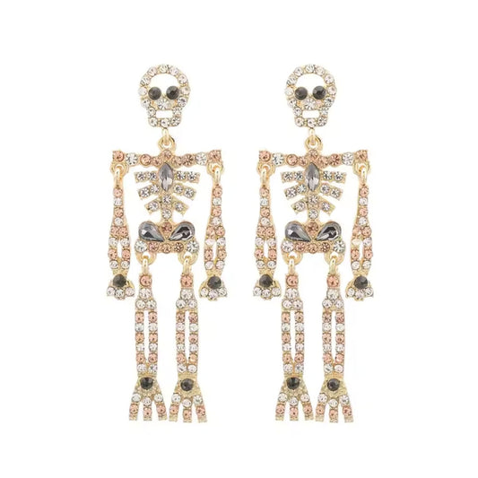 Skeleton Statement Earrings - LINNY CO WholesaleMetals