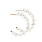 Tinsley Pearl Hoop Earrings - LINNY CO WholesaleMetals