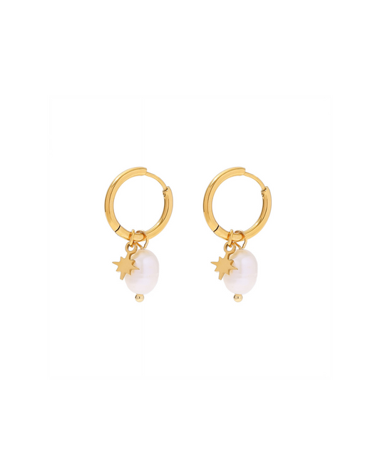 Huggie Charm Earrings - Cora Pearl