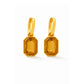 Huggie Charm Earrings - Diana Champagne