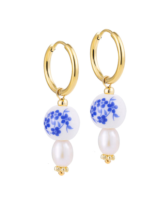 Huggie Charm Earrings - Beverly