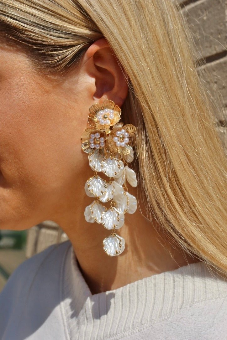 Victoria Statement Earring - LINNY CO WholesaleMetal