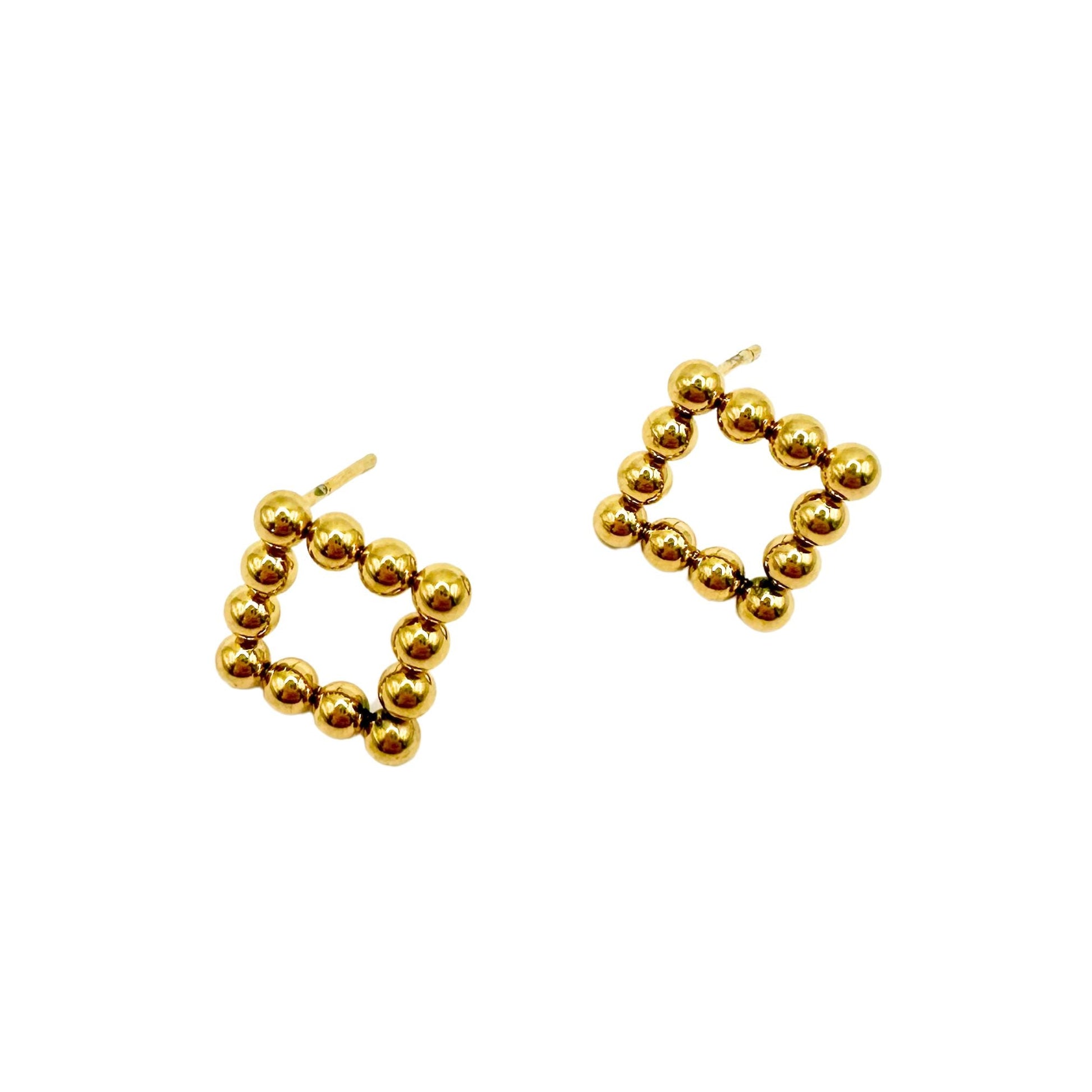 Wyatt - Small Square - Earrings - LINNY CO WholesaleMetals