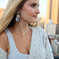 Wynn Statement Earrings Silver - LINNY CO Wholesale