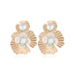 Zara Iridescent Statement Earrings - Gold - LINNY CO WholesaleMetals