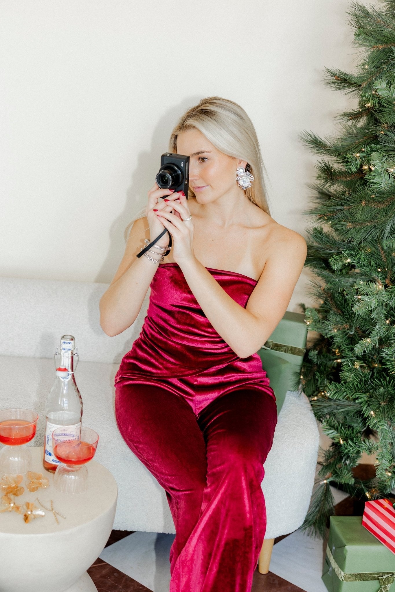 Zara Iridescent Statement Earrings - Silver - LINNY CO WholesaleMetals