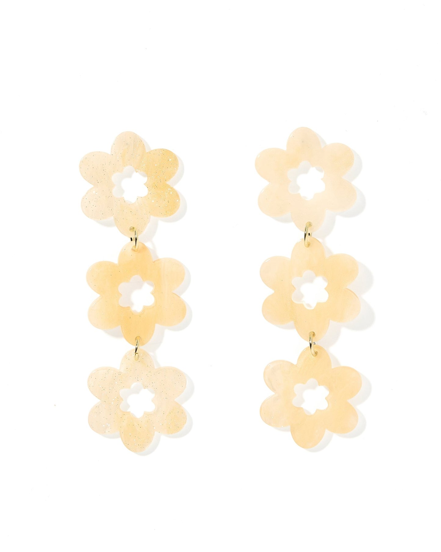 Zoey Statement Earrings - Milky Way - LINNY CO WholesaleAcetate