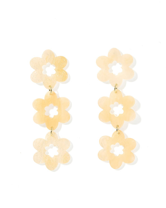 Zoey Statement Earrings - Milky Way - LINNY CO WholesaleAcetate
