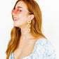 Zoey Statement Earrings - Neon Punch - LINNY CO WholesaleAcetate