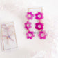 Zoey Statement Earrings - Orchid Purple - LINNY CO WholesaleAcetate