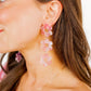 Zoey Statement Earrings - Rose Water - LINNY CO WholesaleAcetate