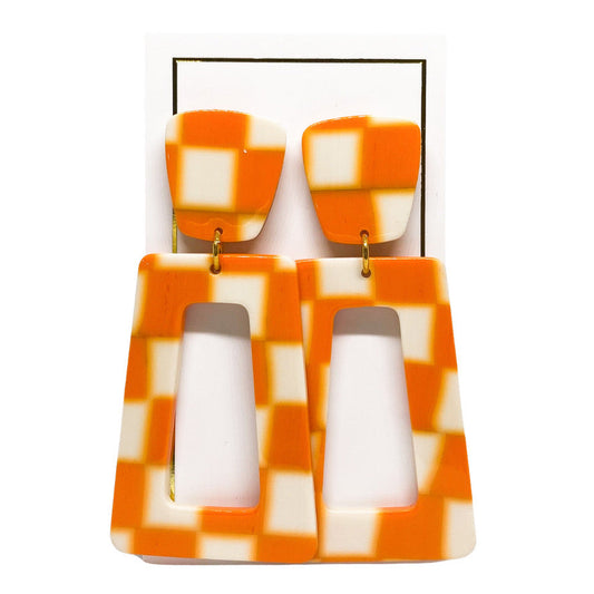 Kennedy - Orange Checkered