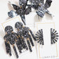 Janelle - NYE Black Metallic - Earrings