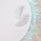 Blake - Silver Glitter - Earrings - LINNY CO WholesaleAcetate