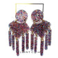 Janelle - Multi Glitter - Earrings - LINNY CO WholesaleAcetate