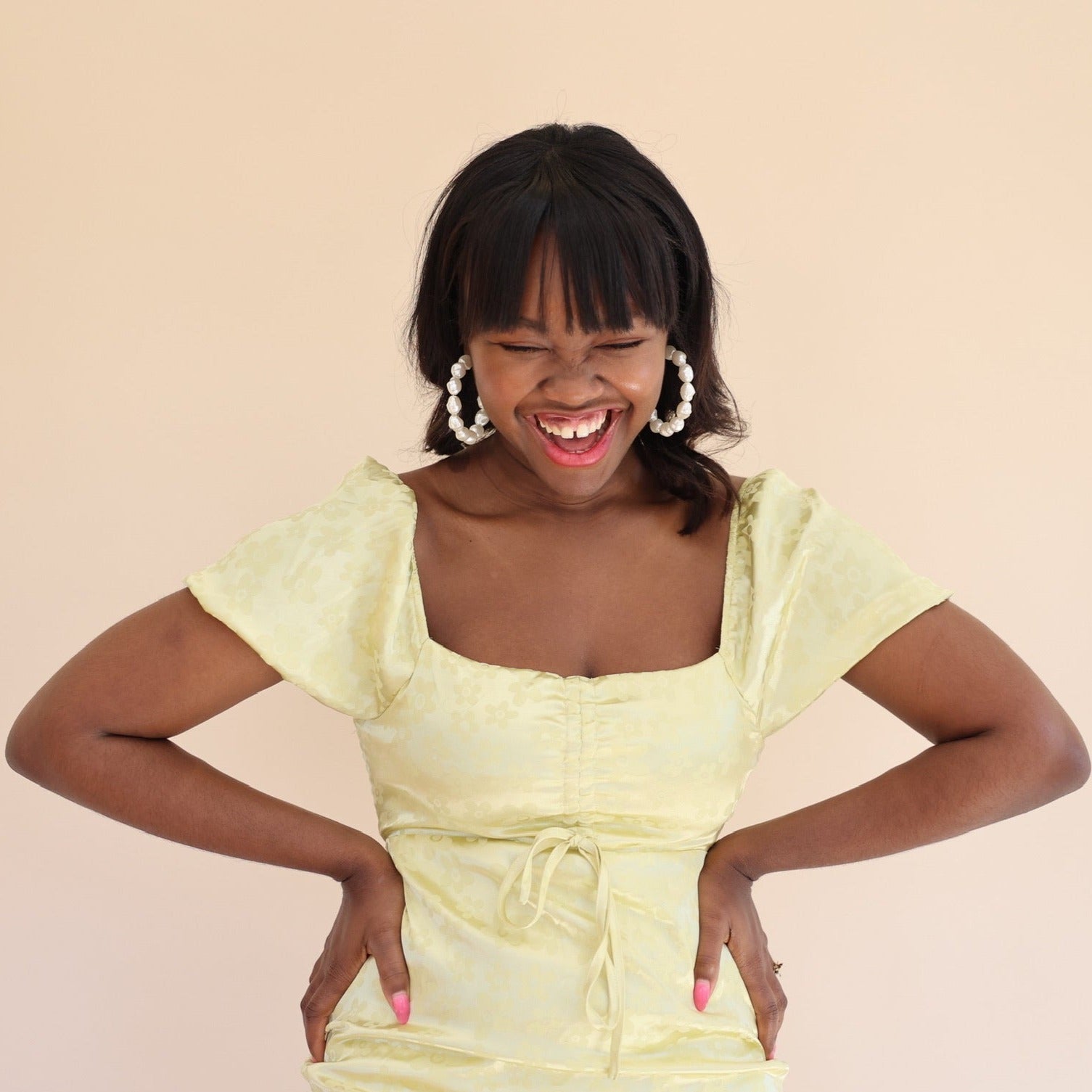 Macy Pearl - Earrings - LINNY CO WholesaleMetals