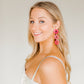 Zoey Statement Earrings - Azalea Pink - LINNY CO WholesaleAcetate
