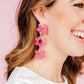 Zoey Statement Earrings - Azalea Pink - LINNY CO WholesaleAcetate