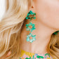 Zoey Statement Earrings - Bahama Mama - LINNY CO WholesaleAcetate